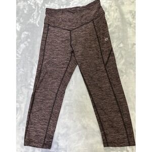 Nine West Active Women's Plum/ Black Yoga  Pants - Medium Activewear Gym Sporty‎